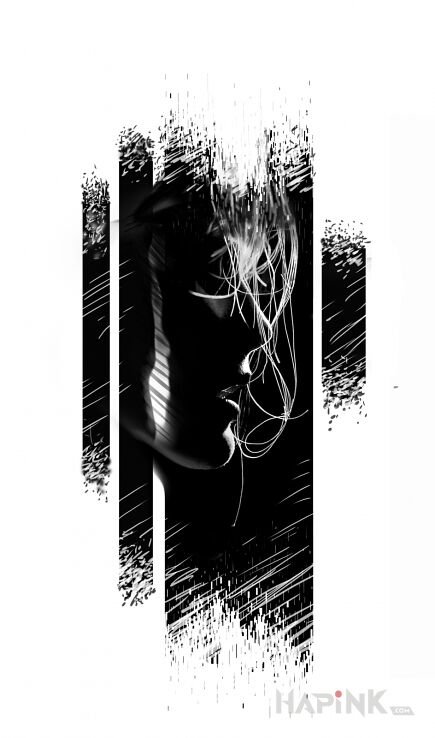 Tattoo #dark #woman #project in other motif on the upper arm