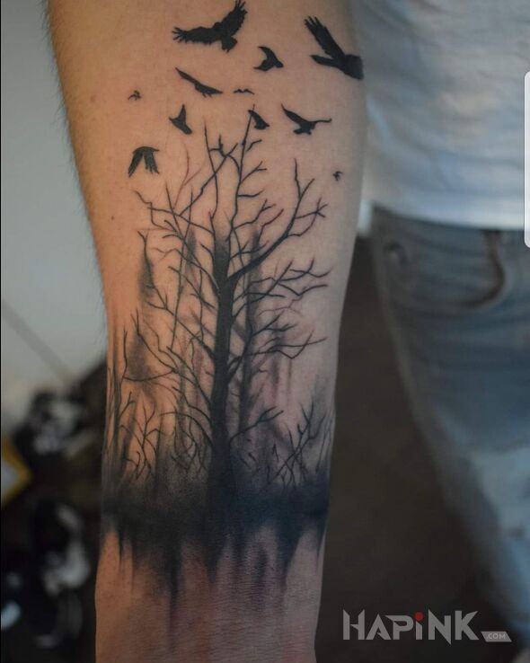 Tattoo Lasek in other motif and graphic / illustrative style on the forearm