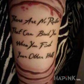 Tattoo Inscription on the forearm on the forearm motif: lettering