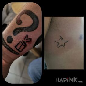 Tattoo We knit to help on the forearm motif: other style: graphic / illustrative