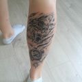 Pomysł na tatuaż - Dokonczenie nogi