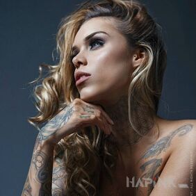 Tattoo Sexy sexy on the neck motif: sexy