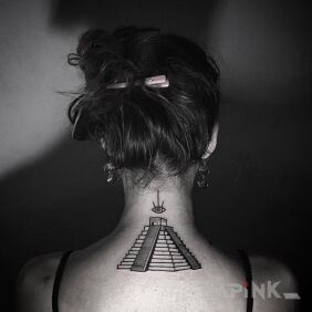 Tattoo Pyramid on the back motif: other