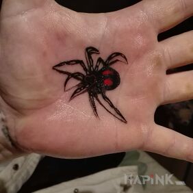 Tattoo The first one in this place! on the hand motif: animals