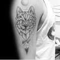 Wycena tatuażu - Wycena tatuażu wilka geometrycznego