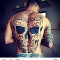 Wycena tatuażu - Wycena tatuażu - czaszka na plecach
