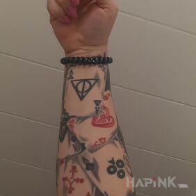 Tattoo Cards on the forearm motif: casino style: realistic