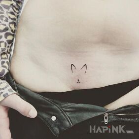 Tattoo Kitty kitties intimate motif: other style: minimalistic