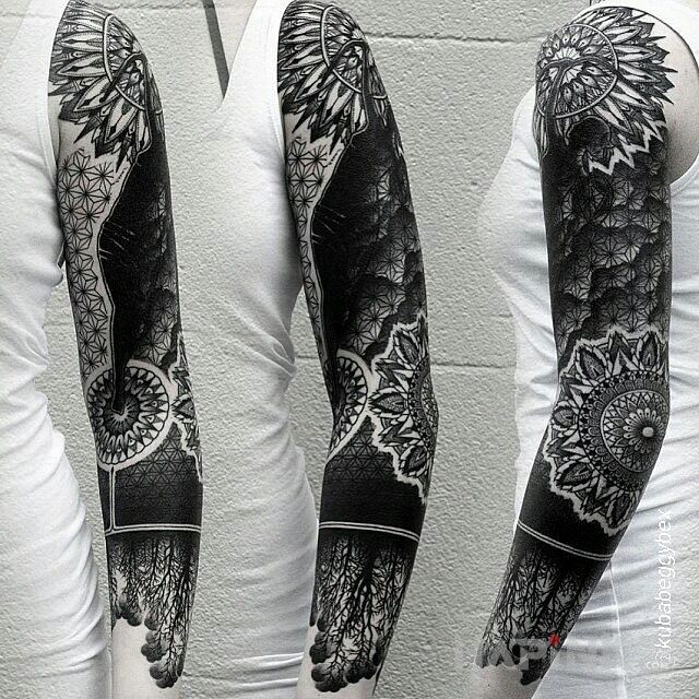 Tattoo Super rękaw in sleeves motif on the upper arm