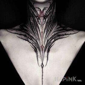 Tattoo Spicy on the neck motif: other