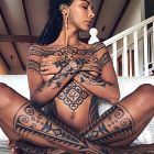Plemienne tatuaże