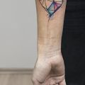 Wycena tatuażu - Tatuaż na przedramieniu - serce i watercolor