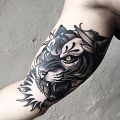 Wycena tatuażu - Wycena tygrysa i kotwicy