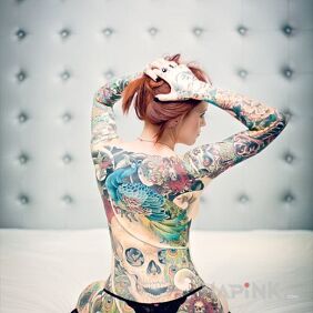 Tattoo All in tattoos on the back motif: sexy
