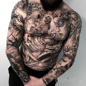 Tattoo Tattoos at the highest level on the forearm motif: cosmos style: realistic