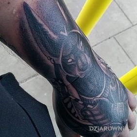 Tatuaż Egipt na dłoni motyw: mroczne styl: graficzne / ilustracyjne
