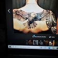 Wycena tatuażu - Wycena projektu z orłem