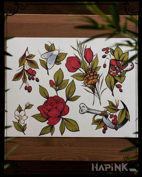 Designs wzory do zgarnięcia - neo-traditional