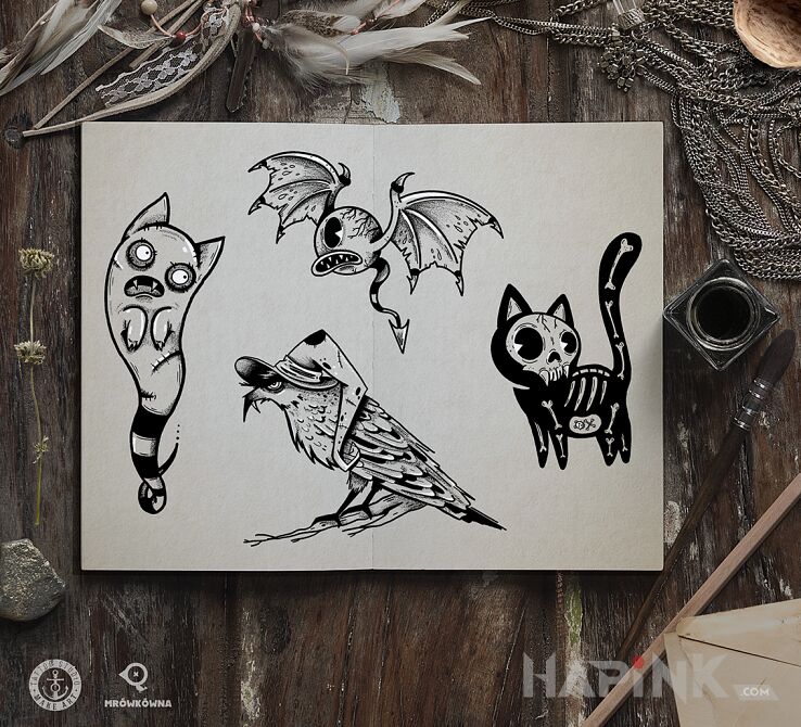 Designs halloween cały rok - graphic / illustrative