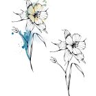 Kwiaty z nutką watercoloru