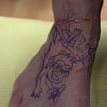 Wycena tatuażu - Tatuaż na stopie - wycena