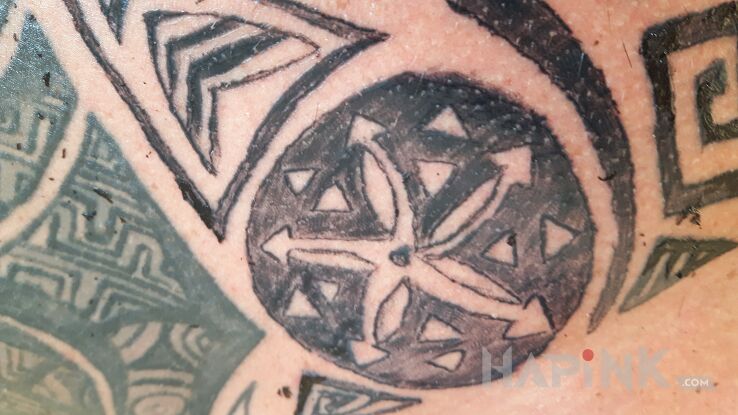 Tattoo Kilka dni po. Wykonał acid ink tattoo w Bydzi in other motif on the chest
