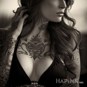 Tattoo Heart tattoo and more on the upper arm motif: animals