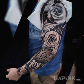 Tattoo Last hope On the arm motif: lettering style: realistic