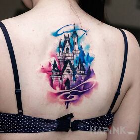 Tattoo Disney Castle on the back motif: other