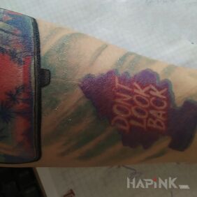 Tattoo Petrolhead lo-fi On the arm motif: colorful style: graphic / illustrative