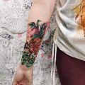 Pomysł na tatuaż - Połączenie 2 stylów New School tattoo z watercolor jest dobrym pomysłem ?