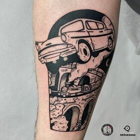 Tattoo Frame - Harry Potter On the arm motif: other style: graphic / illustrative