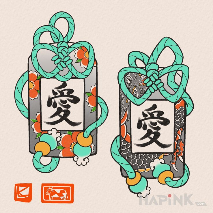 Designs walentynki - japanese / irezumi