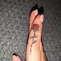 Pomoc - Tatuaż na boku palcu