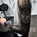 Wycena tatuażu - Wycena tatuażu wilka w lesie