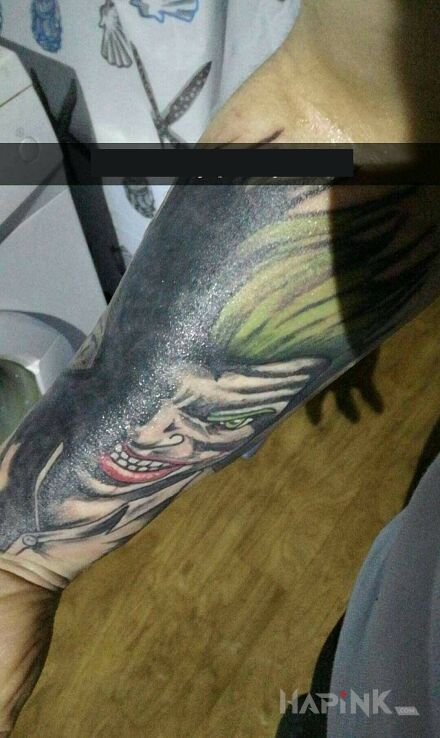 Tattoo Trzeci nabytek w tym roku :D in characters motif on the forearm