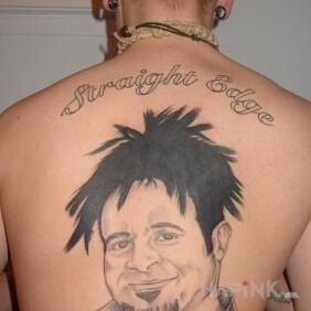 Tattoo Something went wrong on the back motif: other