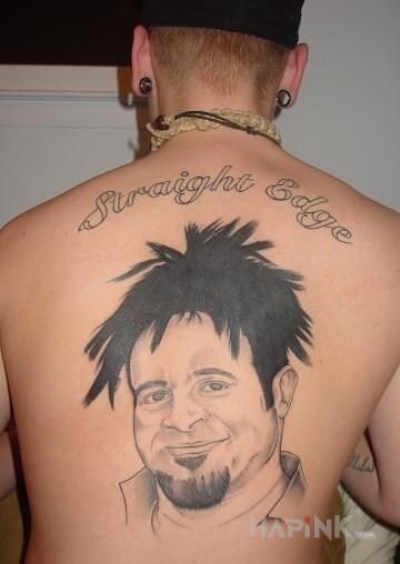 Tattoo Coś poszło  nie tak in other motif on the back