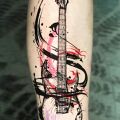Wycena tatuażu - Wycena tatuaż na przedramieniu (gitara)