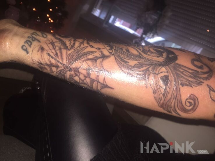 Tattoo Elfowy rekaw  in other motif on the forearm