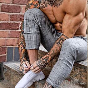 Tattoo Handsome On the arm motif: black and gray style: geometric
