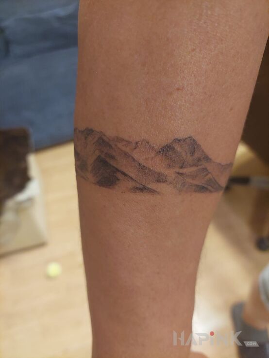 Tattoo Góry Tatry in other motif and graphic / illustrative style On the arm