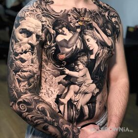 Tatuaż Ukoronowanie na ręce motyw: 3D styl: realistyczne