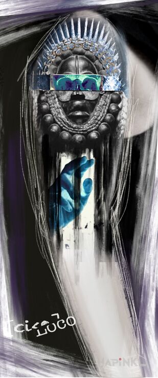 Designs masked gods 1 - abstract