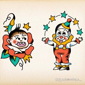Clown / Róża