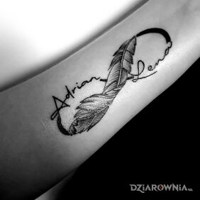 Tatuaż Dzieci na ręce motyw: czarno-szare styl: graficzne / ilustracyjne