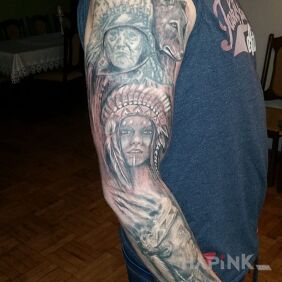 Tattoo Sleeve on the forearm motif: sleeves