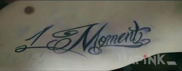 Tattoo Piwrwsze tatoo in lettering motif on the upper arm