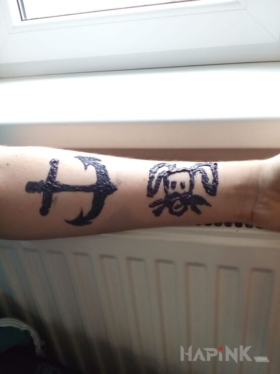 Tattoo Robercie bum bum in other motif on the upper arm