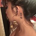 Wycena tatuażu - Trzy chińskie znaki za uchem